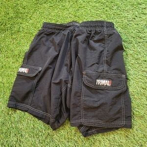 Primal Black Cargo Shorts for Men